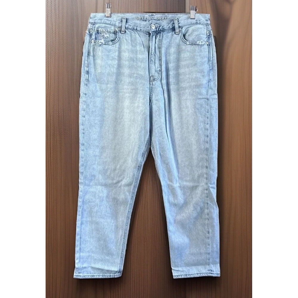 American Eagle MOM Jeans‎ Womens Sz 14 🦅 Loose Fit Cotton